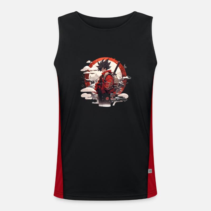 Samurai Goku Men's Functional Contrast Tank Top 