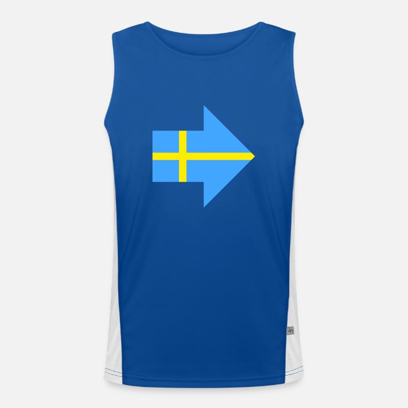 Sweden Forward Men's Functional Contrast Tank Top 
