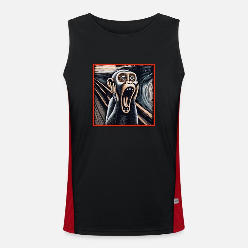 Monkey Scream Munch No Frame Men's Functional Contrast Tank Top 