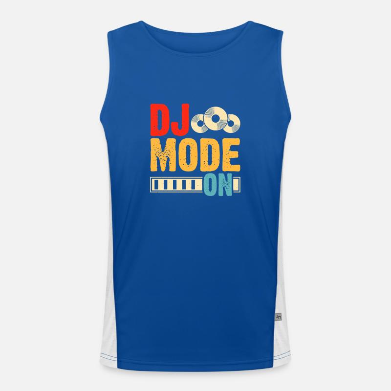 Mode Dj activé Débardeur respirant contrasté Homme 