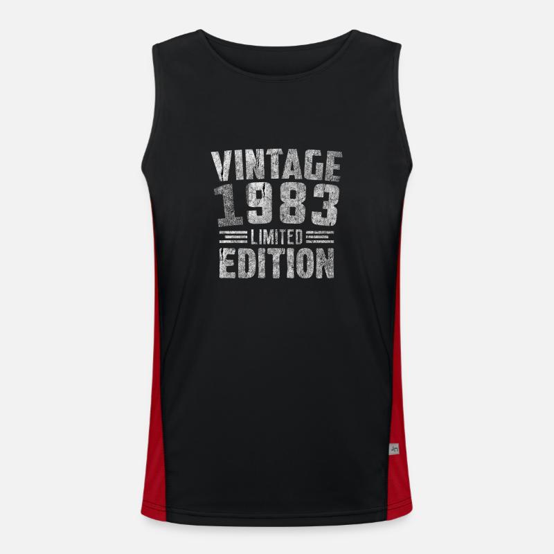 Millésime 1983 Édition Limitée Débardeur respirant contrasté Homme 