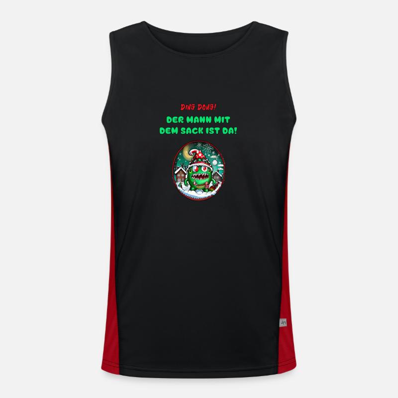 dingdong Funktionelles Kontrast-Tank Top für Männer 