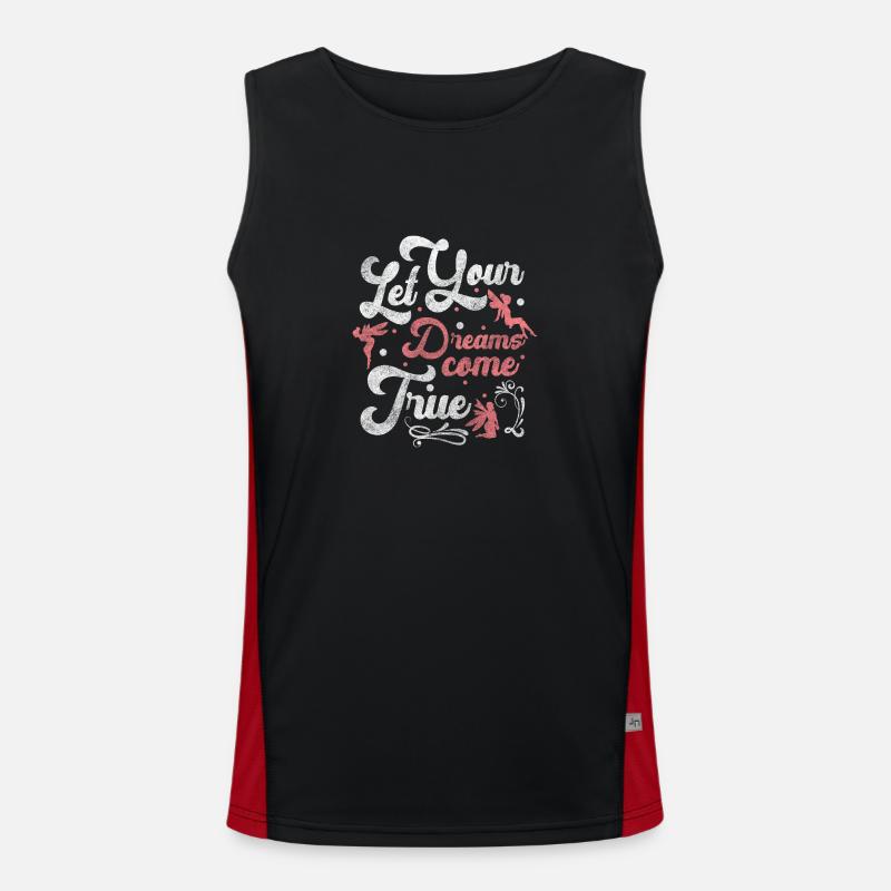 Elfe Kind Jungen Tochter Funktionelles Kontrast-Tank Top für Männer 