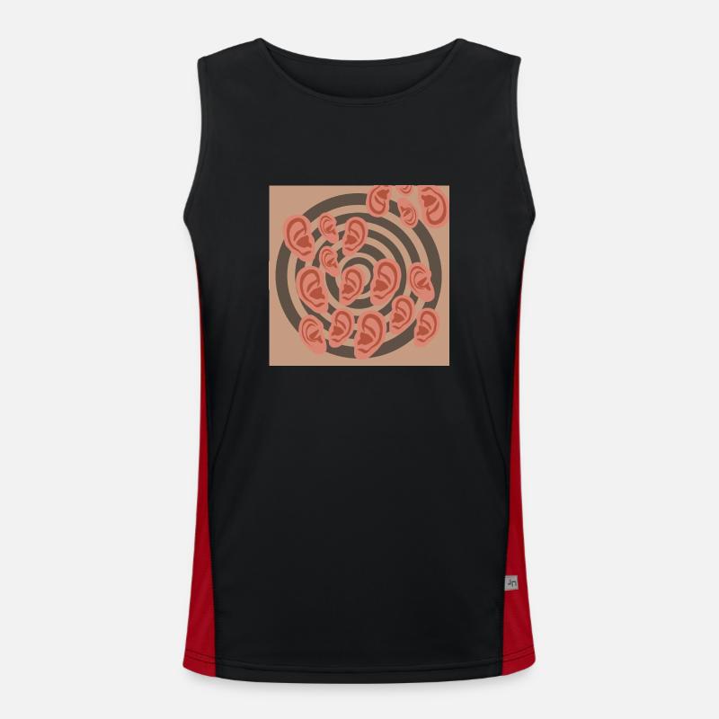 Ear vortex Men's Functional Contrast Tank Top 