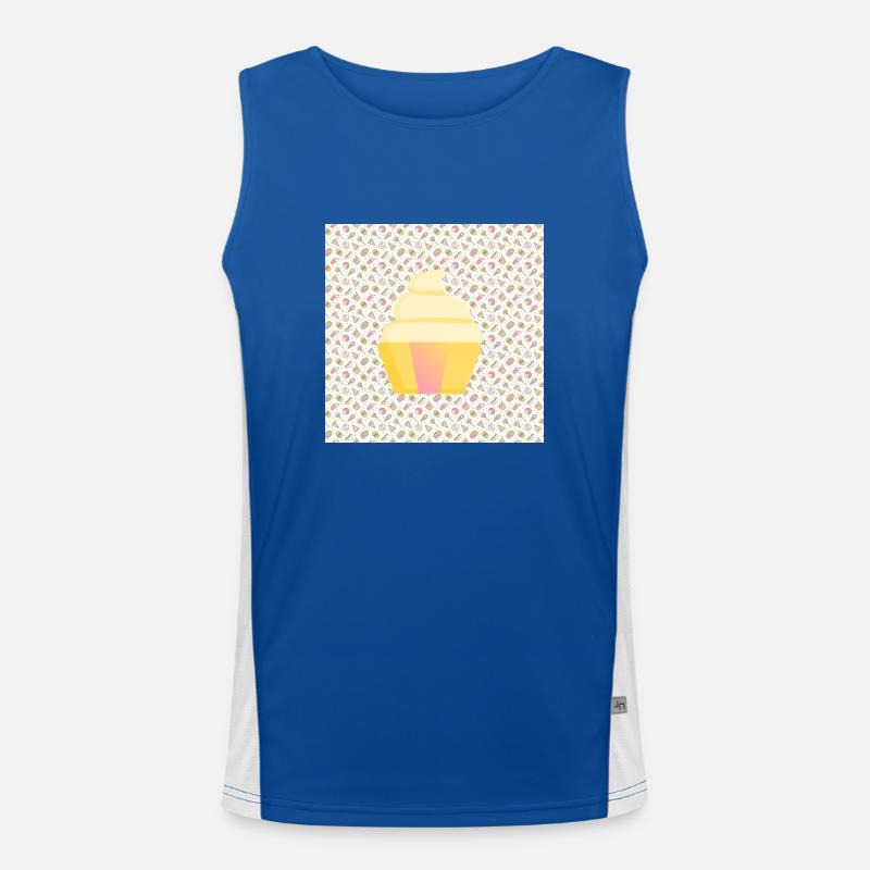 Licorne cupcakes Débardeur respirant contrasté Homme 