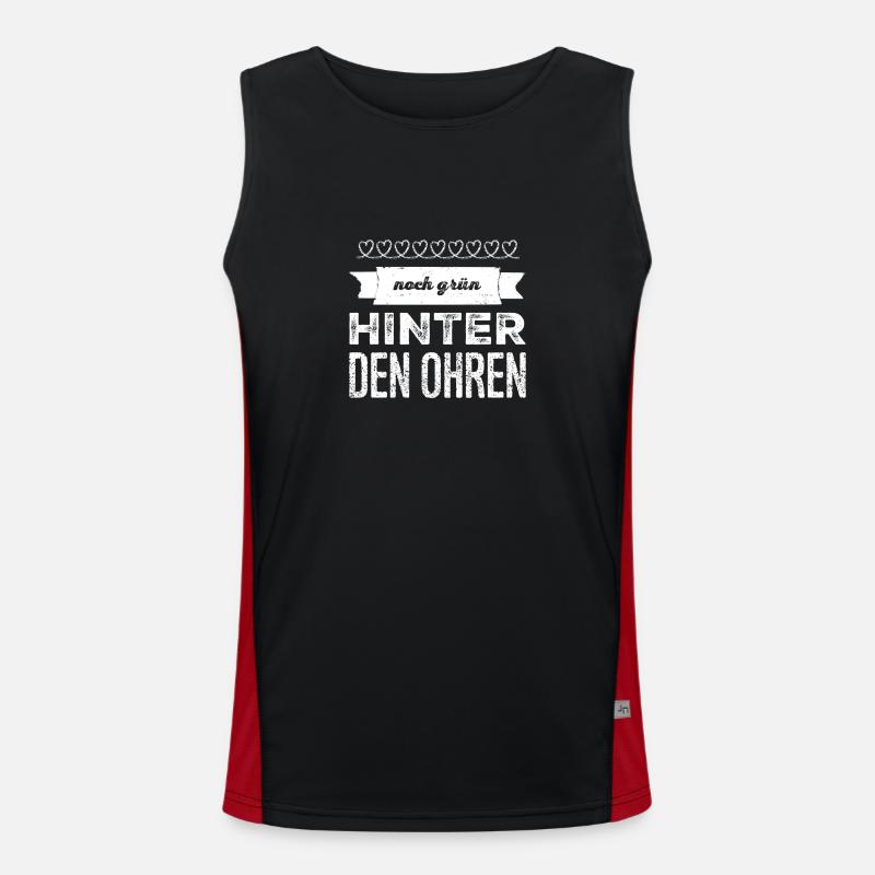 ich bin noch unreif Funktionelles Kontrast-Tank Top für Männer 