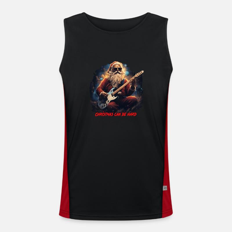 Noël peut être difficile Débardeur respirant contrasté Homme 