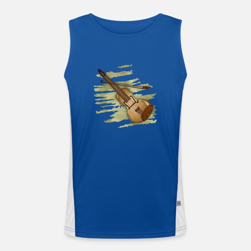 Violin Men's Functional Contrast Tank Top 