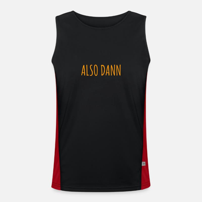 also dann Funktionelles Kontrast-Tank Top für Männer 