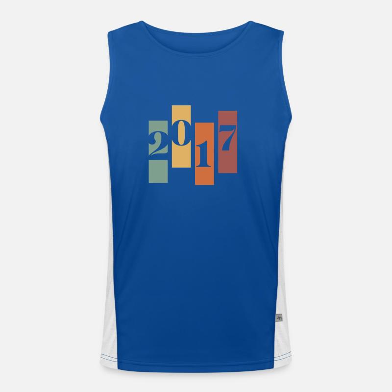 2017 vintage rétro Débardeur respirant contrasté Homme 