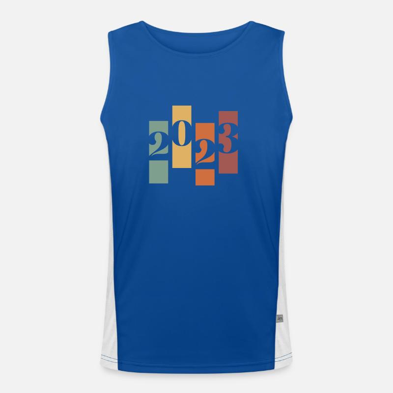 2023 Vintage Retro Men's Functional Contrast Tank Top 