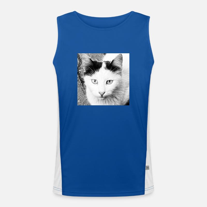 Chat mignon Débardeur respirant contrasté Homme 