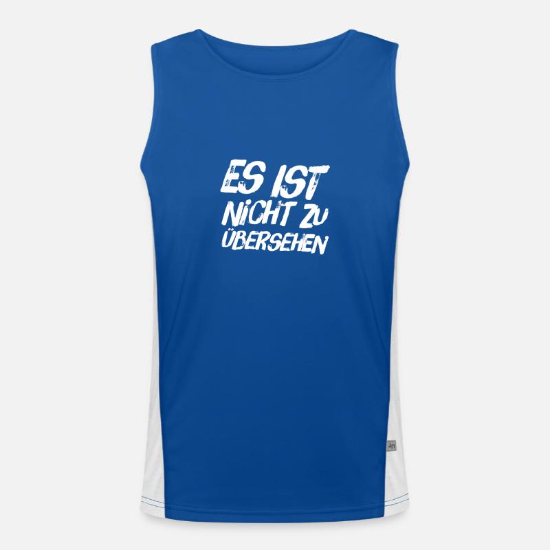 es ist nicht zu übersehen Funktionelles Kontrast-Tank Top für Männer 