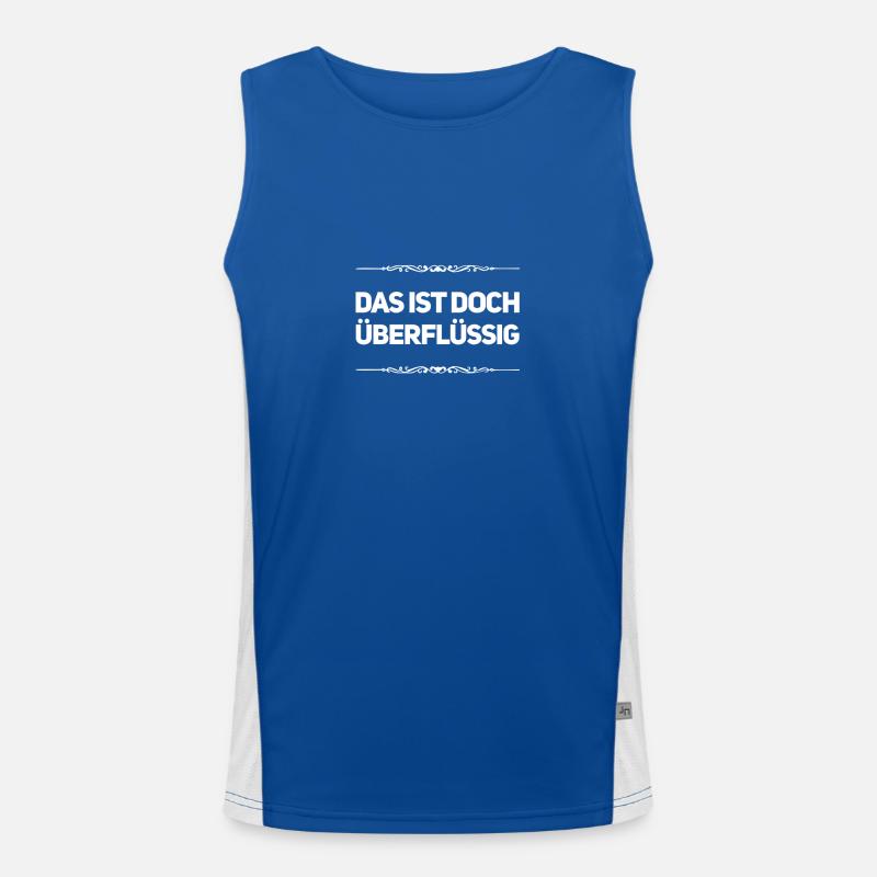 das braucht keiner Funktionelles Kontrast-Tank Top für Männer 