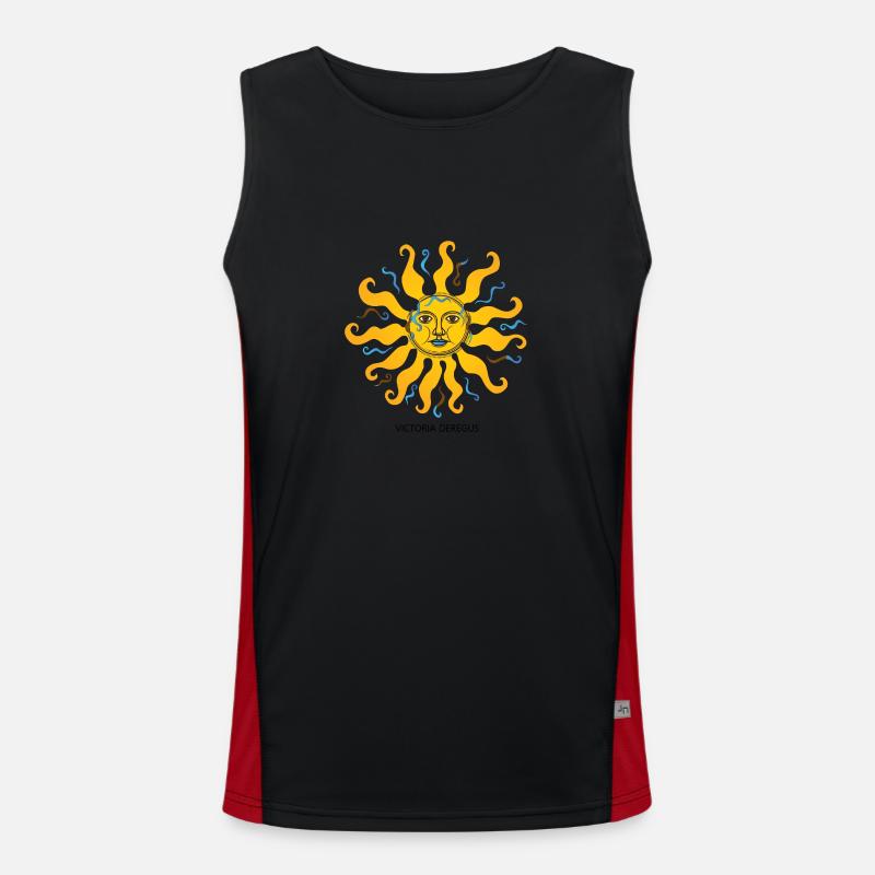 Winter Solstice 06 Men's Functional Contrast Tank Top 