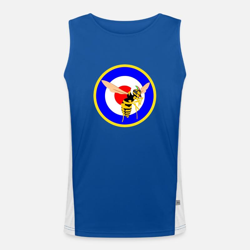 Wasp Mod Target Scooter Men's Functional Contrast Tank Top 