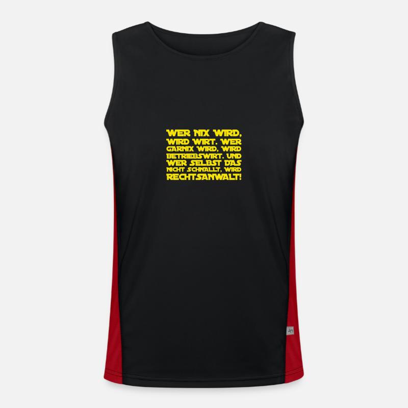 If you don't buckle it up yourself Men's Functional Contrast Tank Top 
