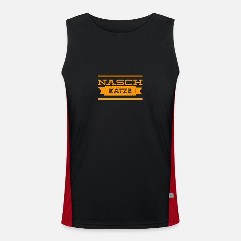 Snacking is always possible Men's Functional Contrast Tank Top 