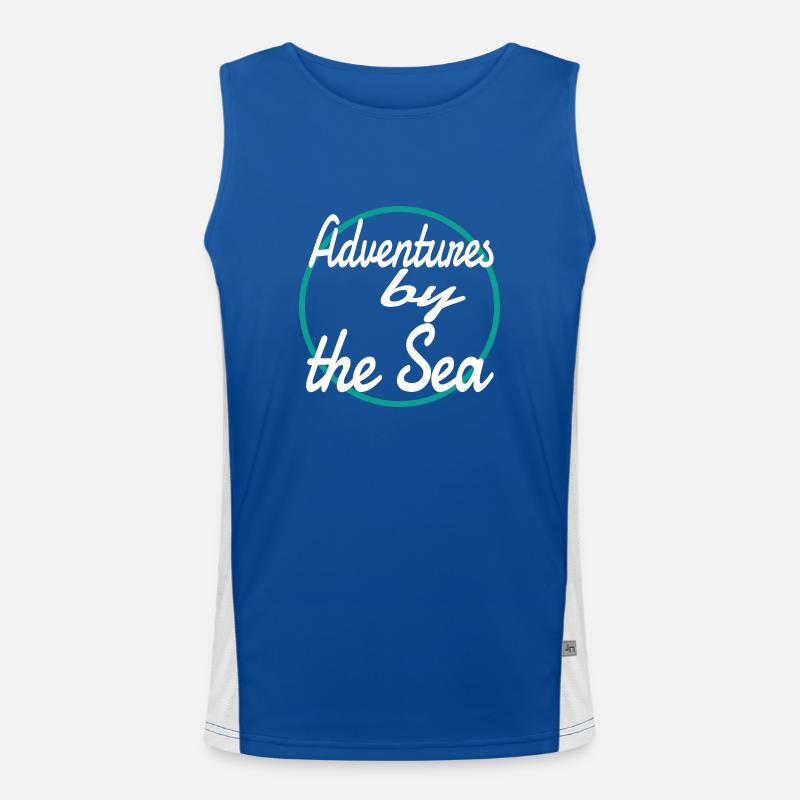 Summer Thrill Statement Expedition Vacation Daring Men's Functional Contrast Tank Top 