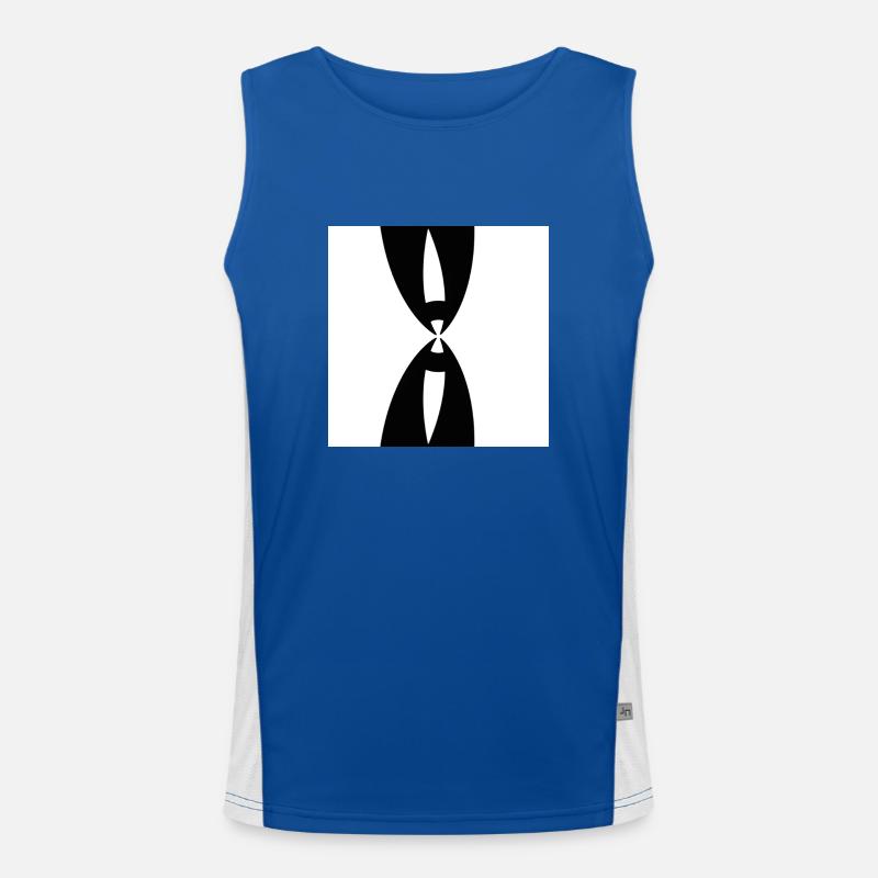 frau Funktionelles Kontrast-Tank Top für Männer 