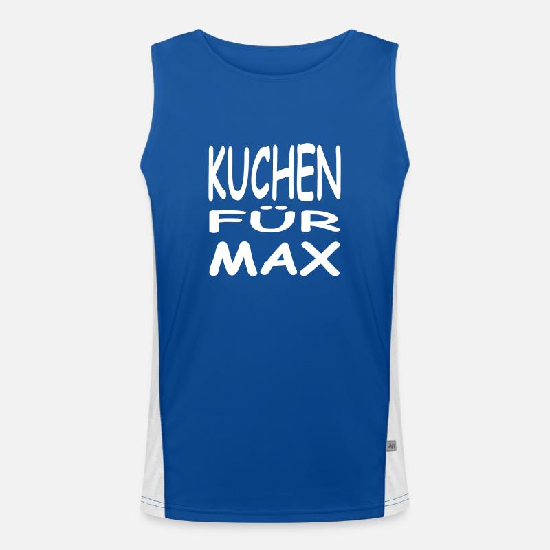Kuchen Funktionelles Kontrast-Tank Top für Männer 