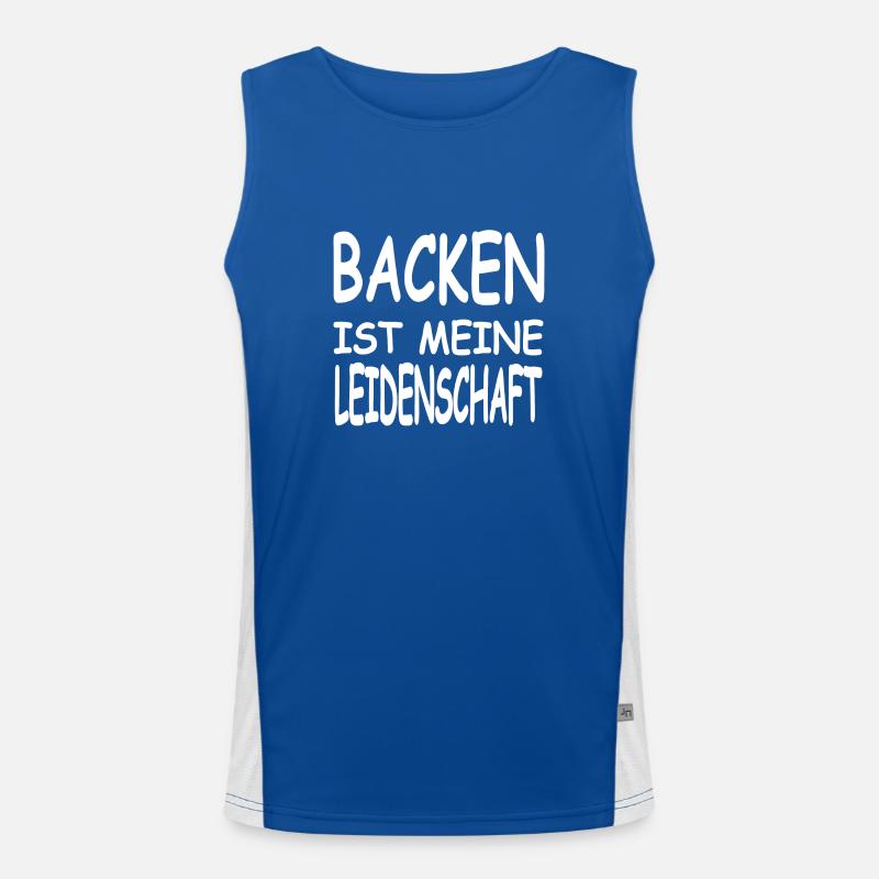 Backen Funktionelles Kontrast-Tank Top für Männer 