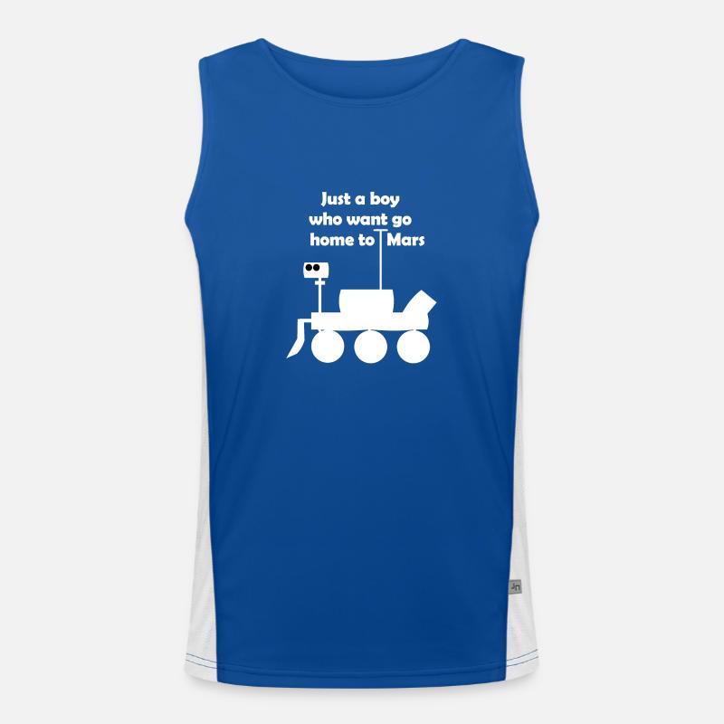 Excursion into space Men's Functional Contrast Tank Top 