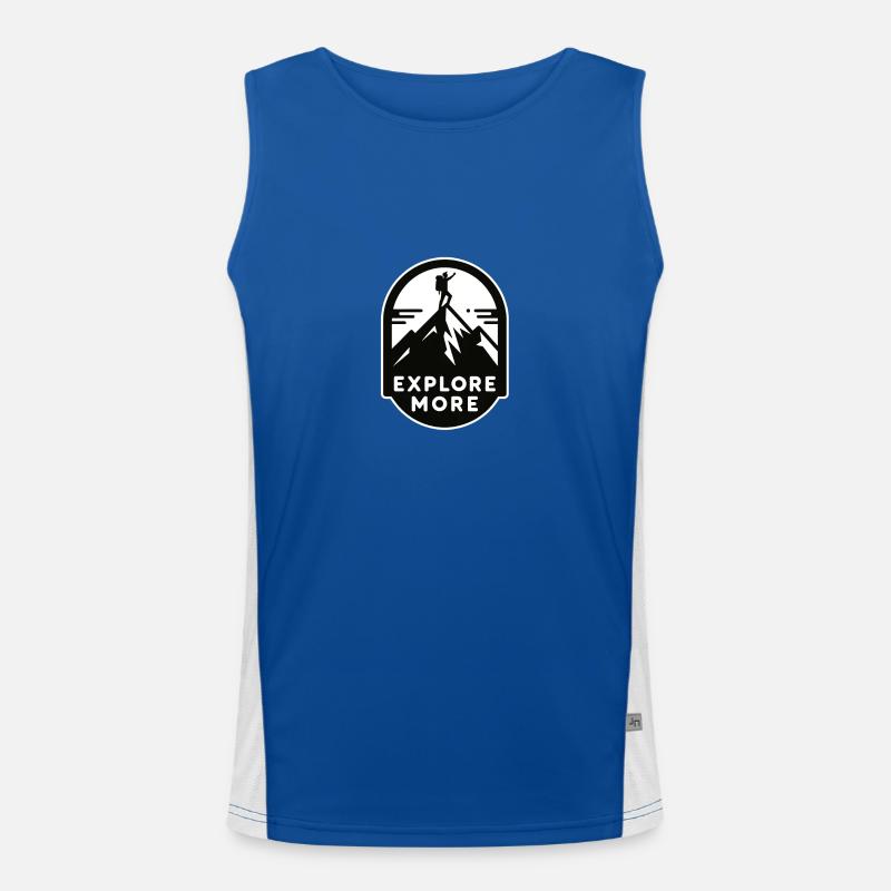 Explore more - Wanderer Men's Functional Contrast Tank Top 