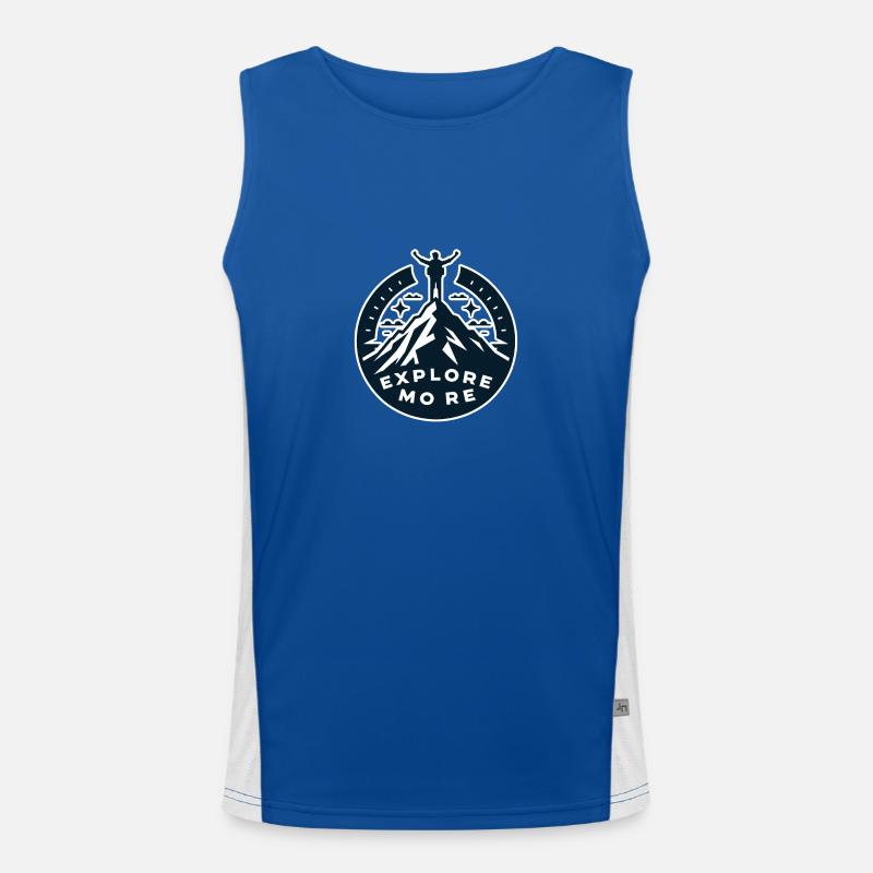 Explore more - Wanderer Men's Functional Contrast Tank Top 