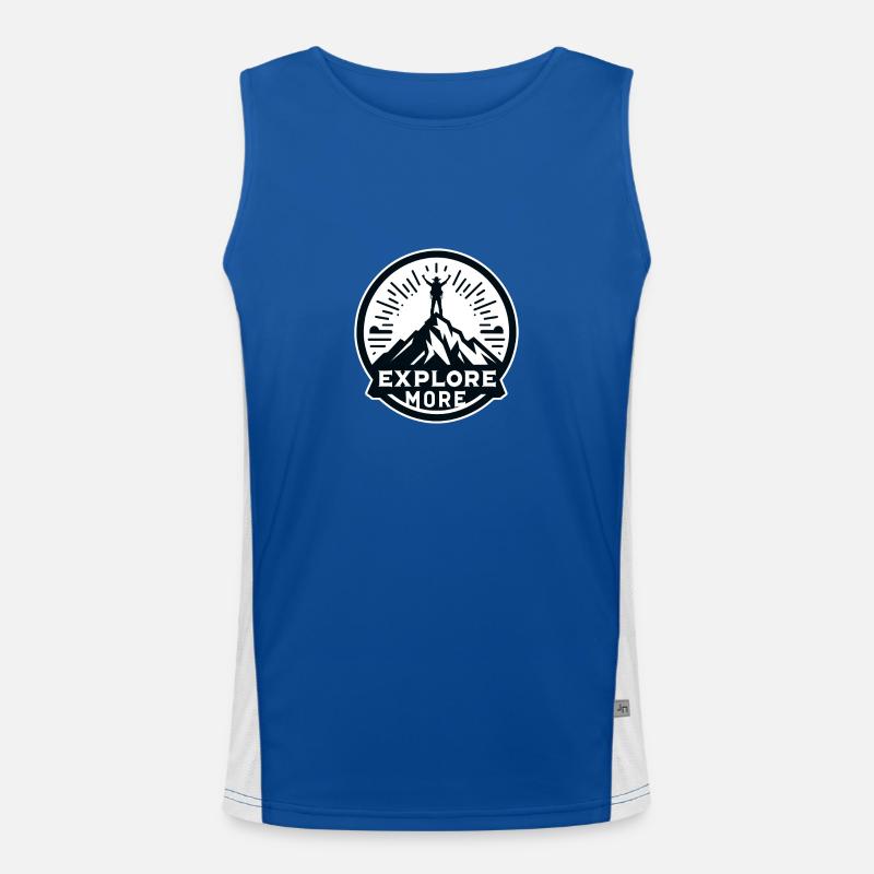 Explore more - Wanderer Men's Functional Contrast Tank Top 