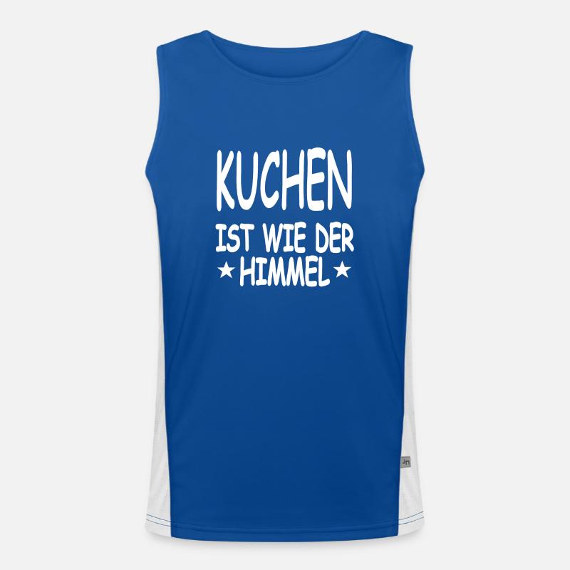 Kuchen Funktionelles Kontrast-Tank Top für Männer 