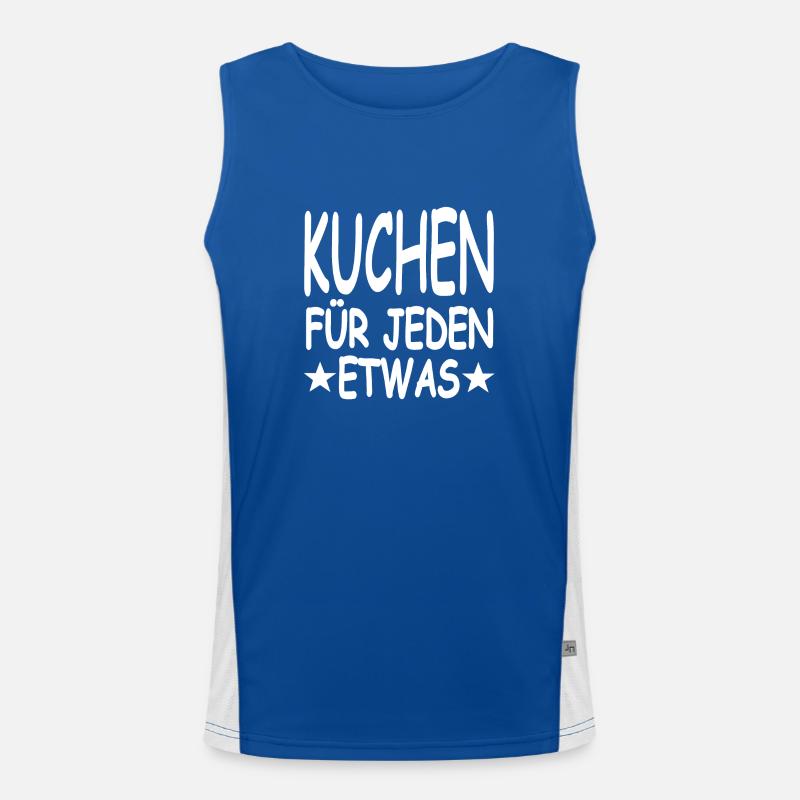 Kuchen Funktionelles Kontrast-Tank Top für Männer 