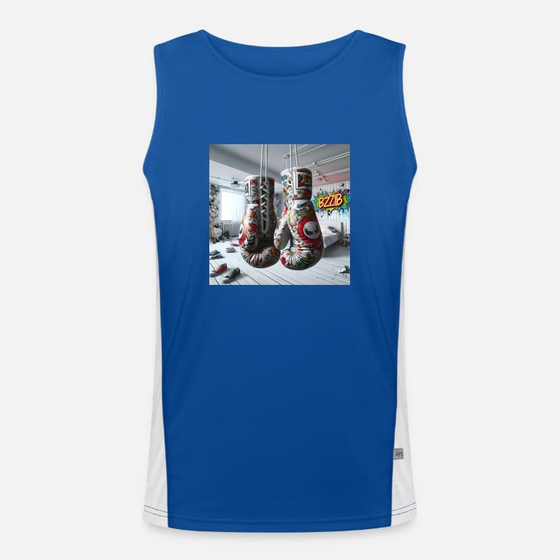 Pop Boxers Gloves Funktionelles Kontrast-Tank Top für Männer 