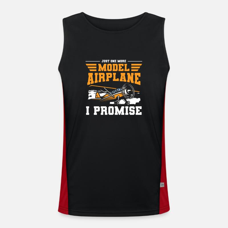 Model Airplane Model Airplane Model Making Remote Control Men's Functional Contrast Tank Top 