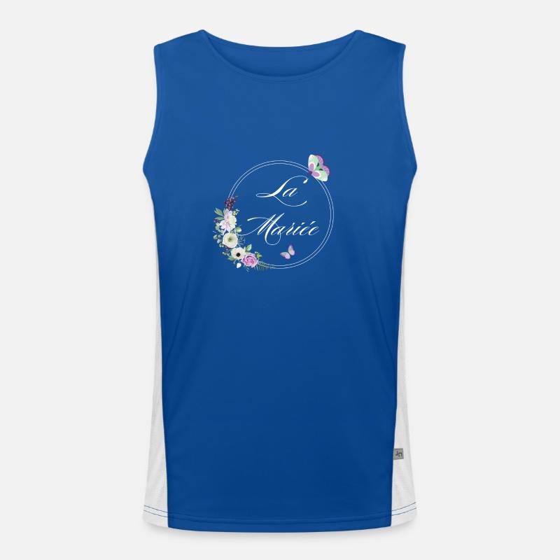 Der Braut-Schmetterling - Braut-Geschenkidee Funktionelles Kontrast-Tank Top für Männer 