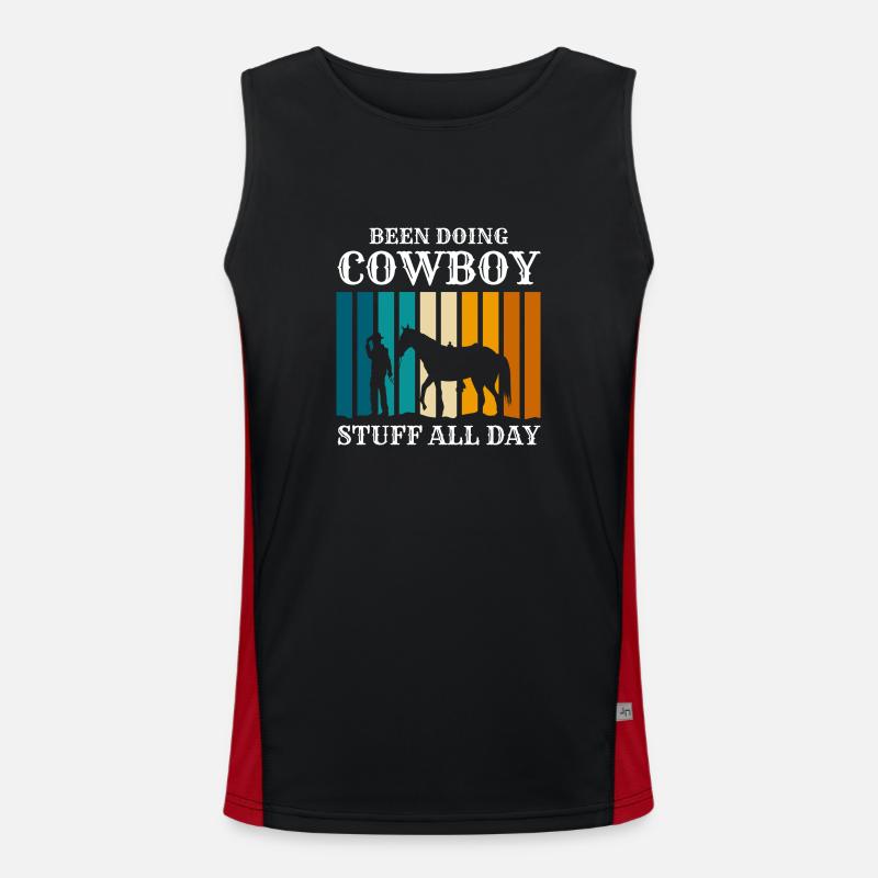 Rodeo Freedom Equestrian Men's Functional Contrast Tank Top 