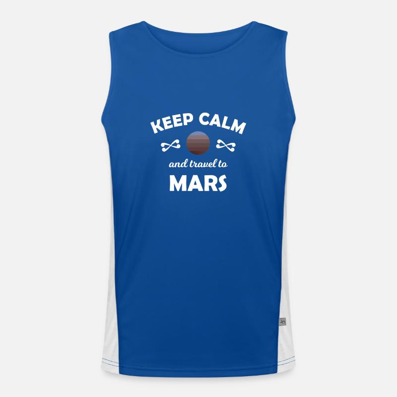 L’espace et les missions spatiales Débardeur respirant contrasté Homme 