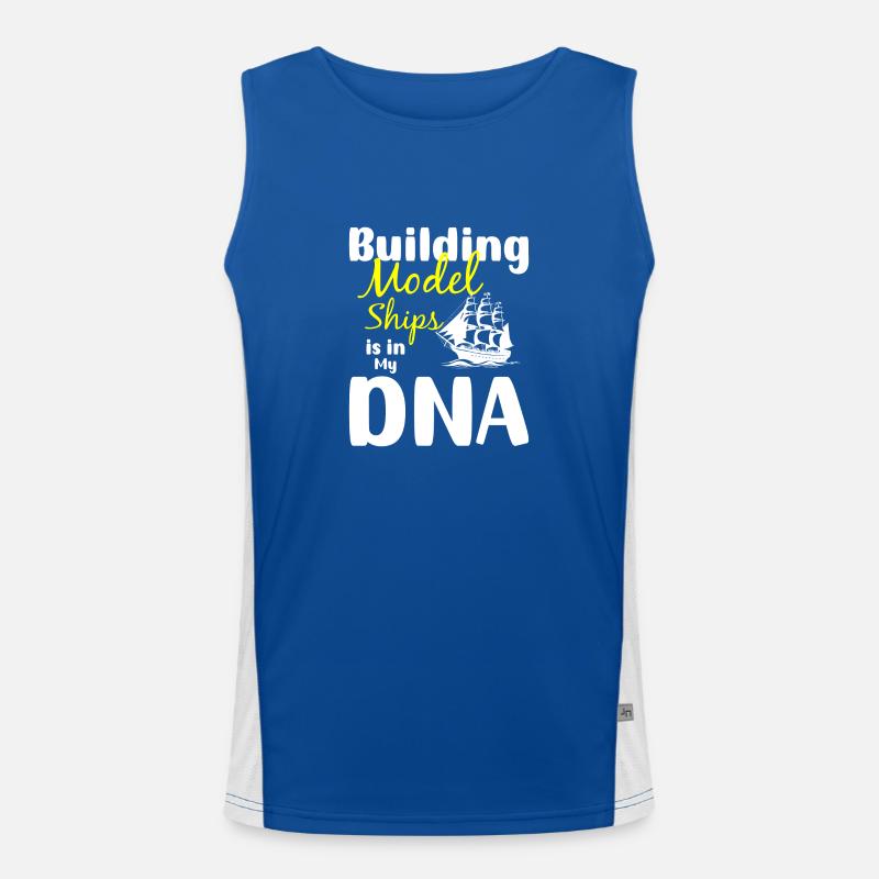 Ship Hobby Water Model Maker Men's Functional Contrast Tank Top 