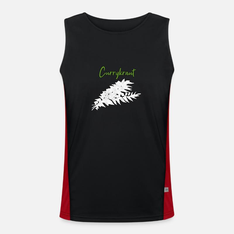Curry Herb Herbs Men's Functional Contrast Tank Top 