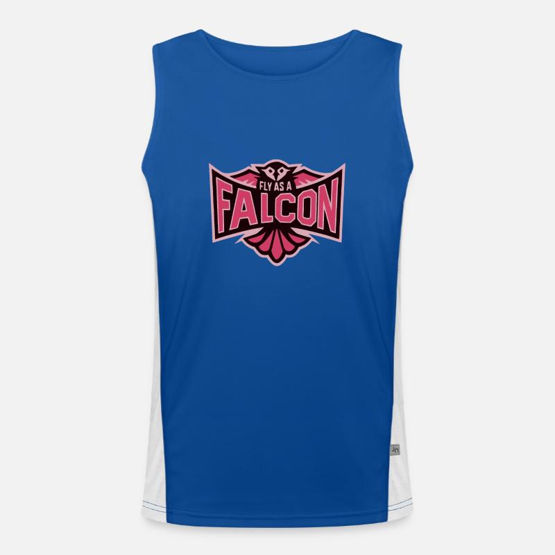 Fly As A Falcon - Candy Men's Functional Contrast Tank Top 