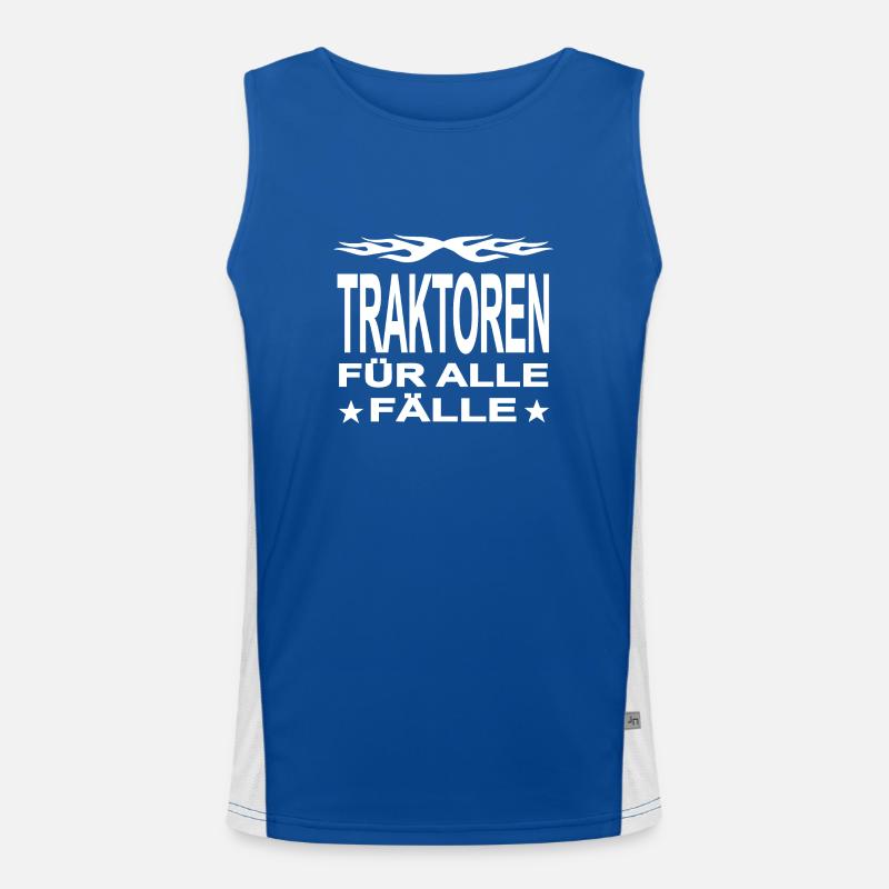 Traktor Funktionelles Kontrast-Tank Top für Männer 