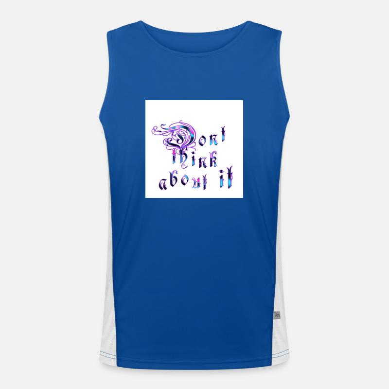Logo 2 Funktionelles Kontrast-Tank Top für Männer 