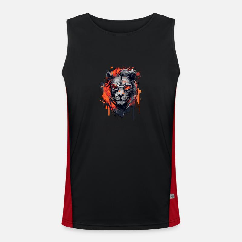 Infernal elegance Men's Functional Contrast Tank Top 