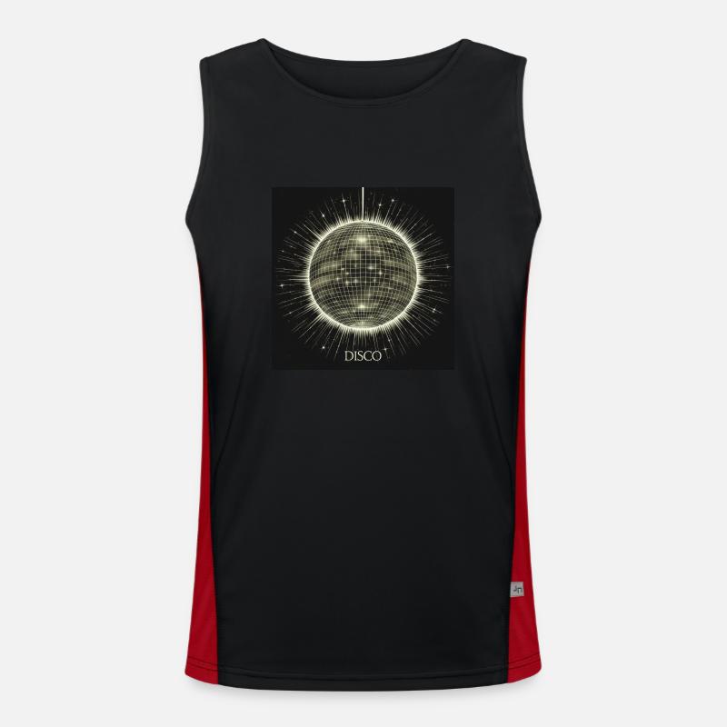 DISCO Ball Men's Functional Contrast Tank Top 