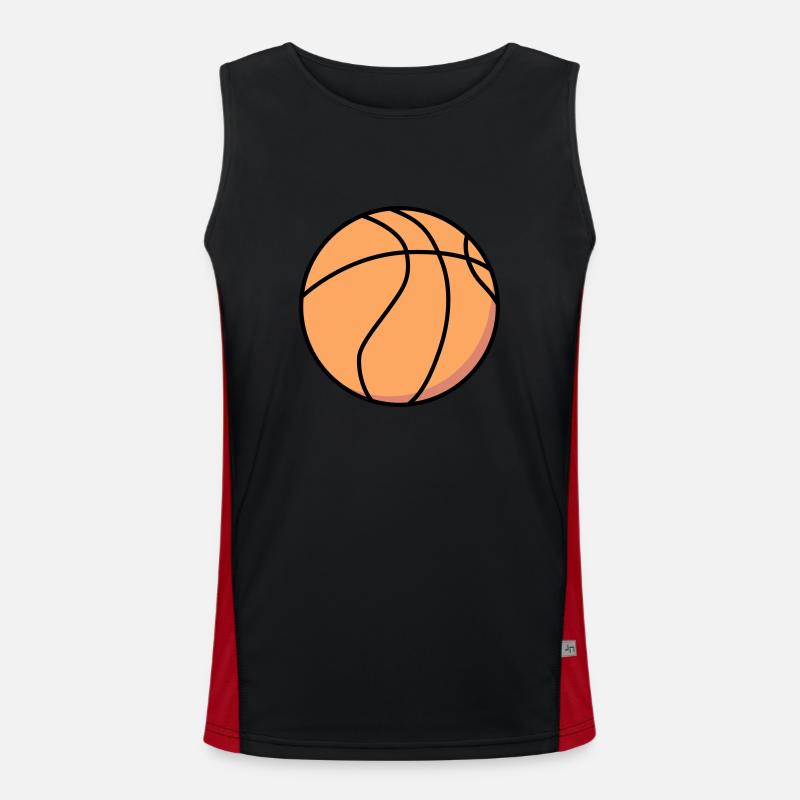 Basketball 5 0 14 Funktionelles Kontrast-Tank Top für Männer 