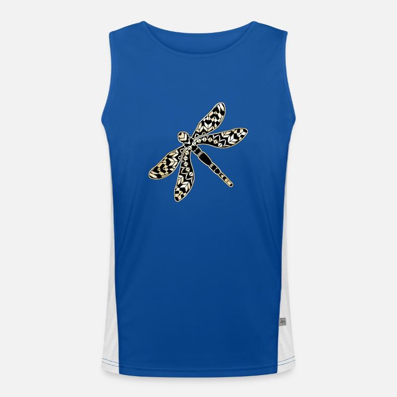 Libelle Funktionelles Kontrast-Tank Top für Männer 