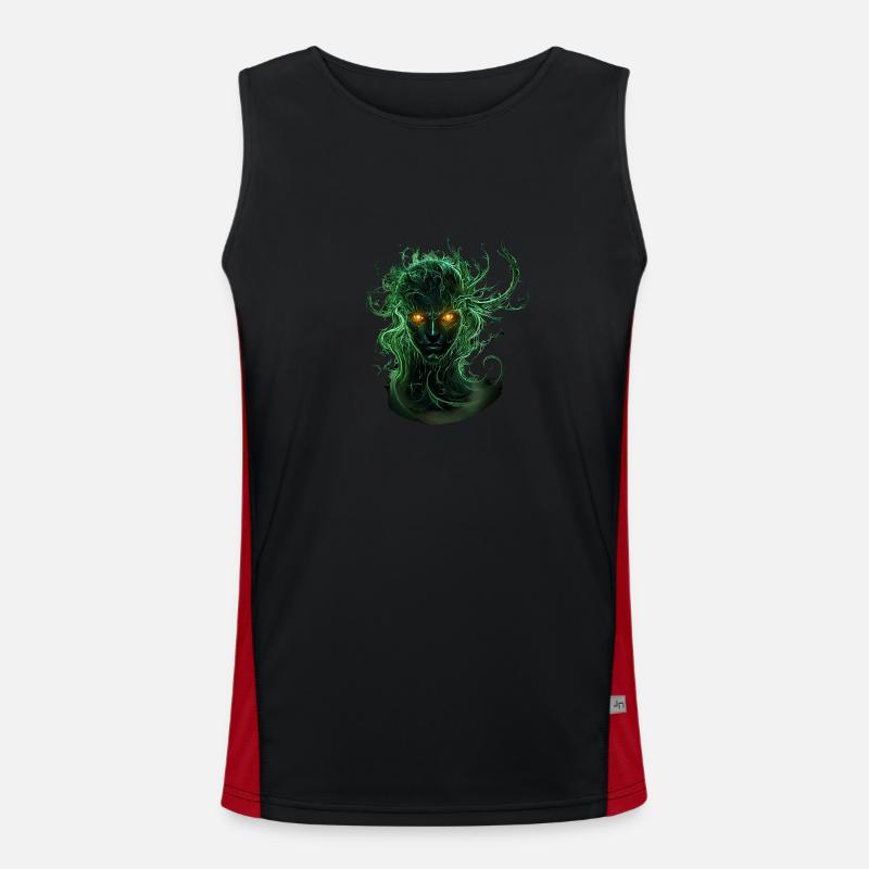 Polter Power Funktionelles Kontrast-Tank Top für Männer 