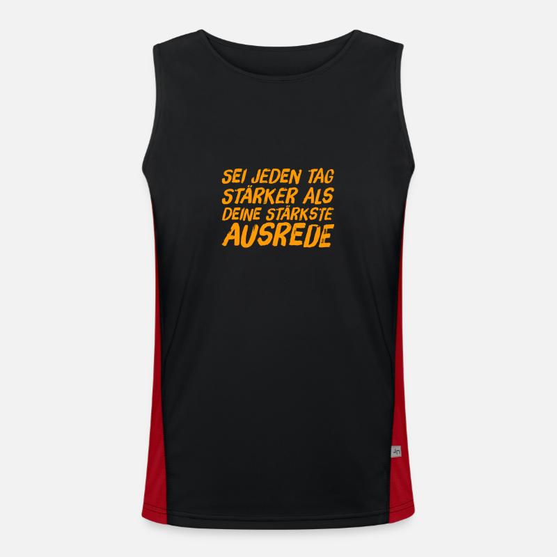 Be stronger Men's Functional Contrast Tank Top 