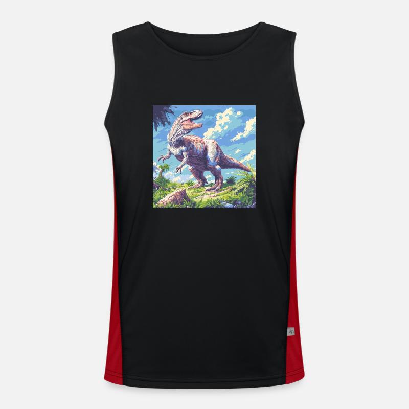 dinosaure Débardeur respirant contrasté Homme 