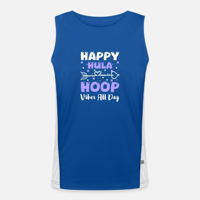 Hulahoop Slimming Fun Men's Functional Contrast Tank Top 